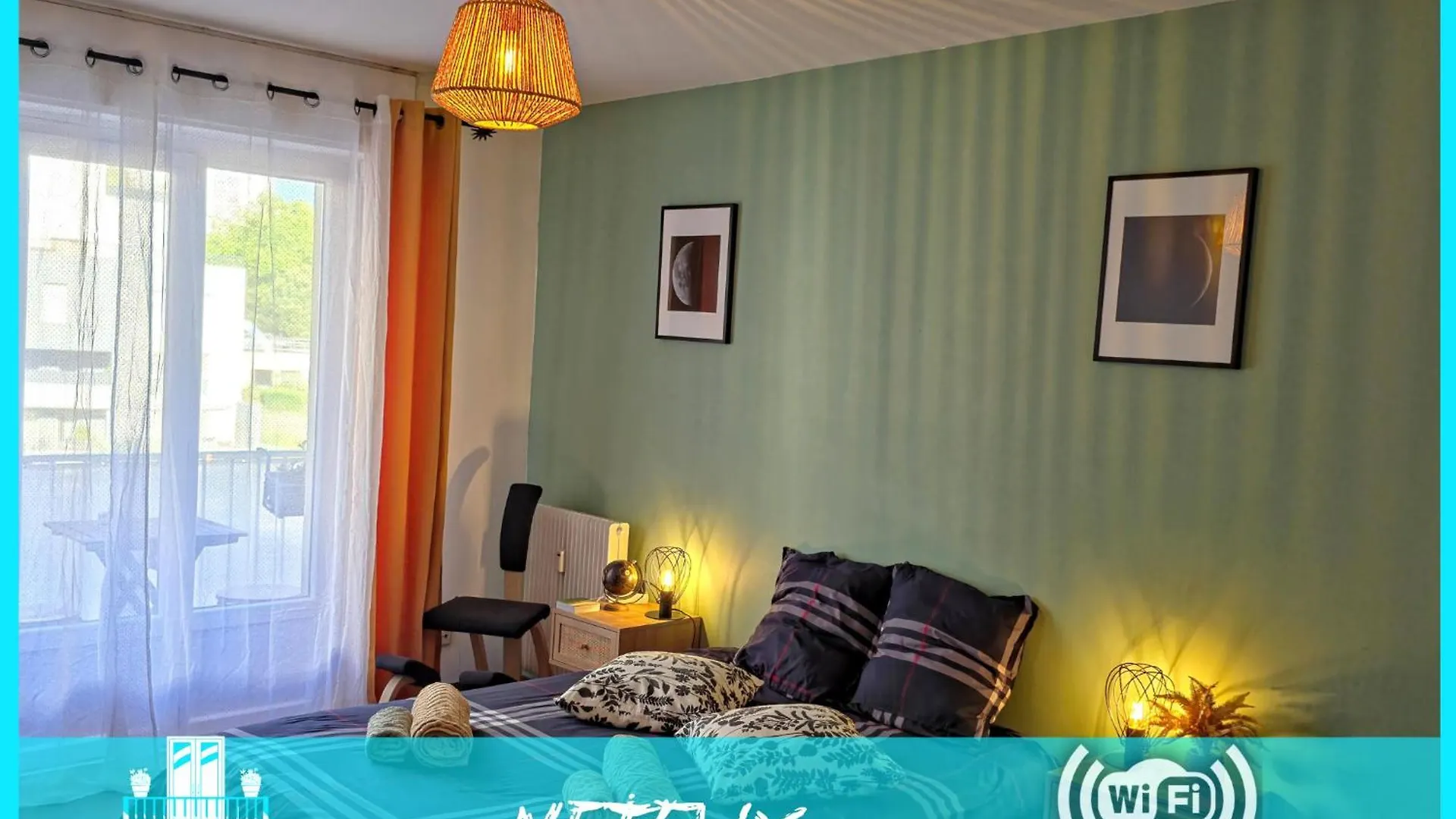 Le Letizia-Wifi-Netflix-Balcon-Friche Belle De Mai Urban Nestconciergerie location
