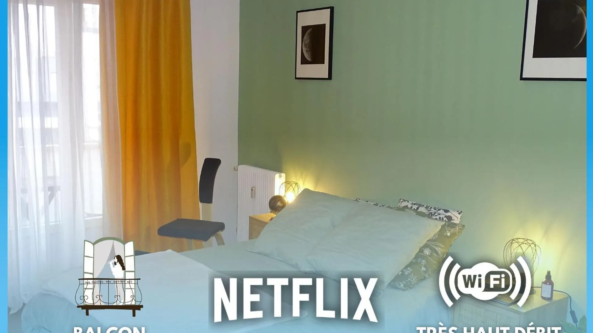 Le Letizia-Wifi-Netflix-Balcon-Friche Belle De Mai Urban Nestconciergerie Apartment Marseille
